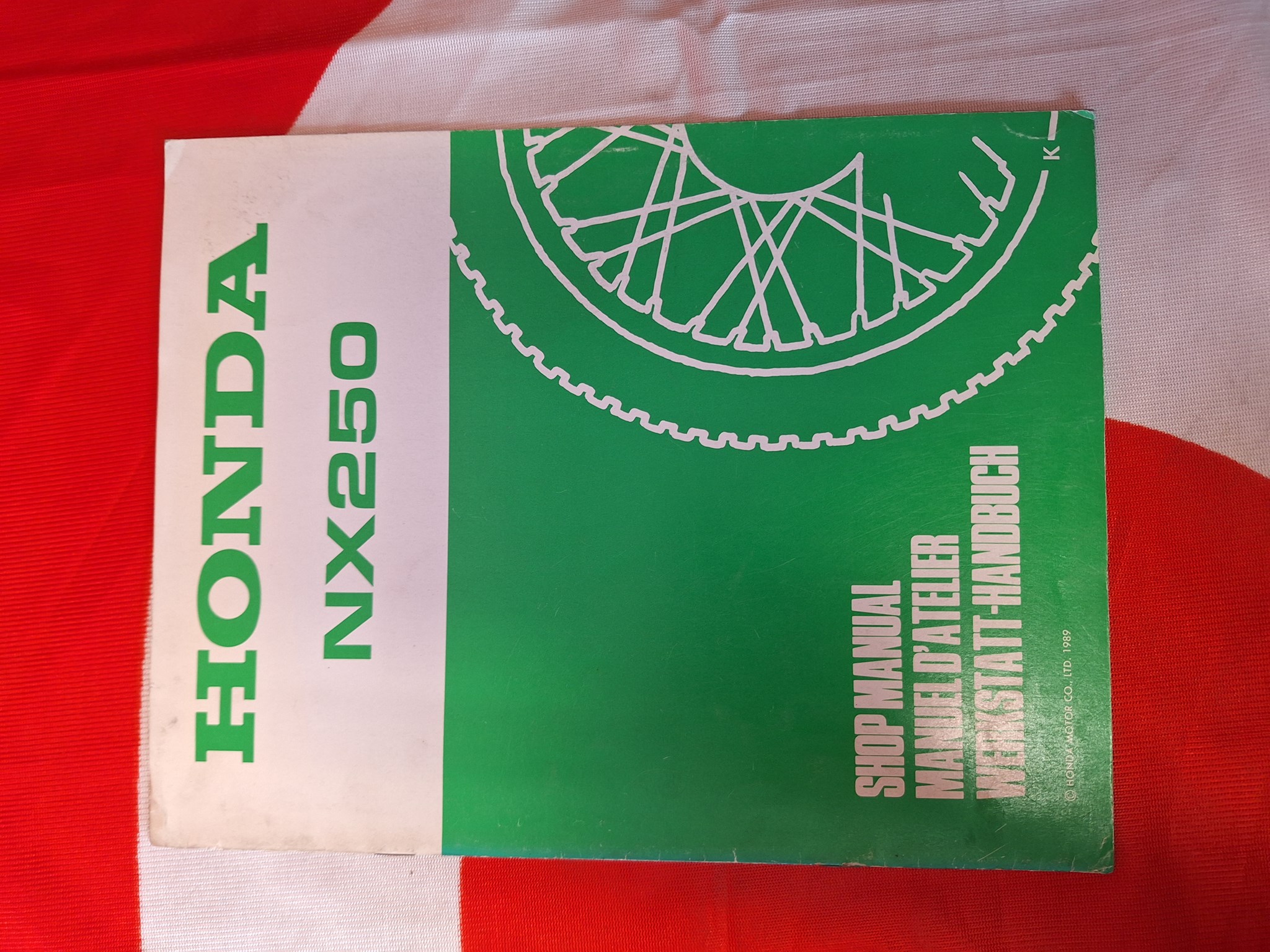 Picture of Werkstatthandbuch Nachtrag Honda  NX250